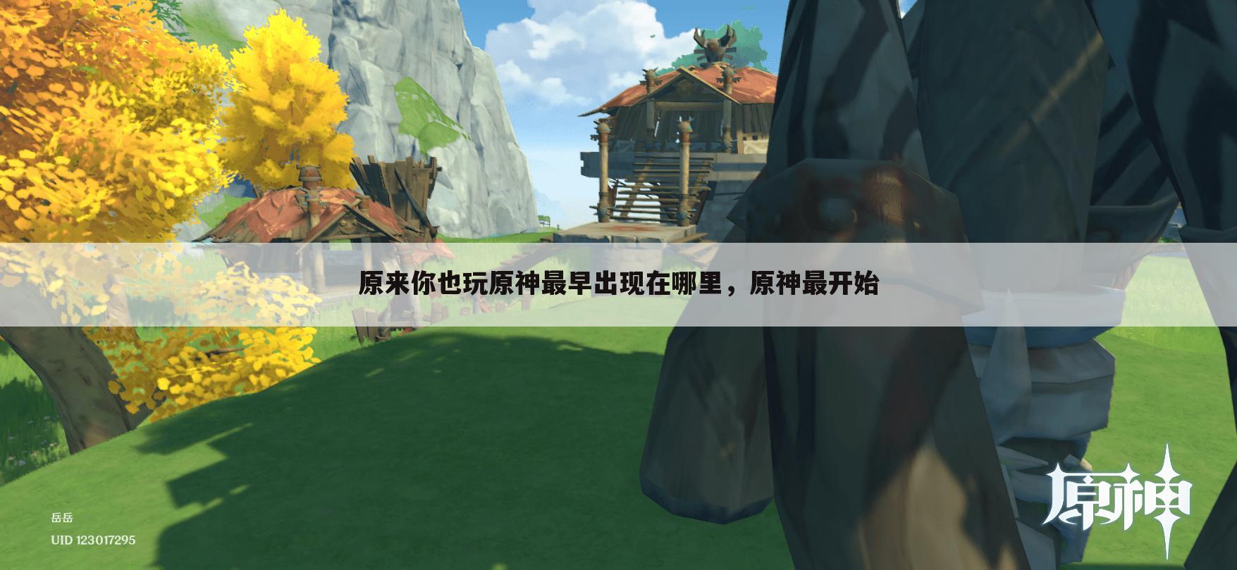 原来你也玩原神最早出现在哪里，原神最开始