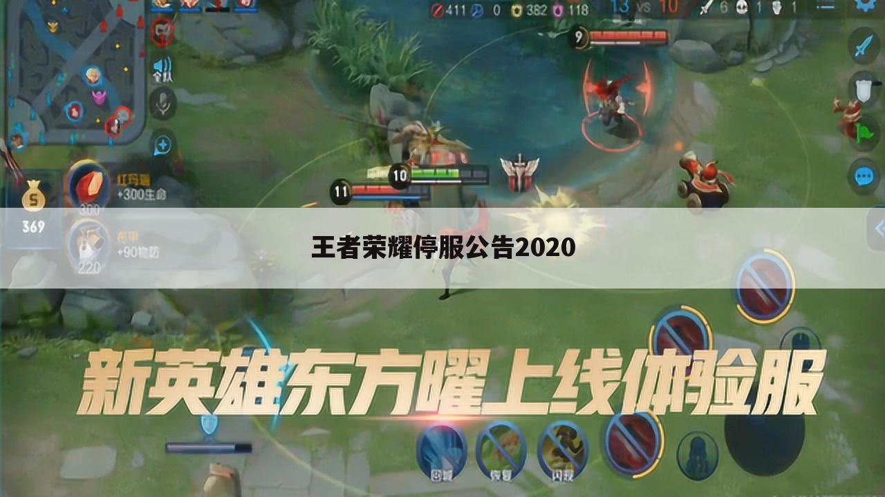 王者荣耀停服公告2020