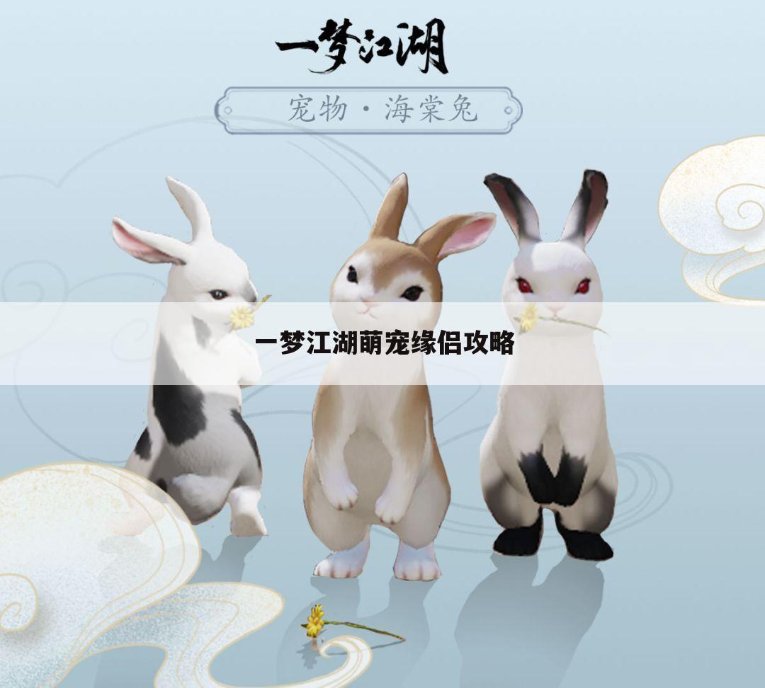 一梦江湖萌宠缘侣攻略