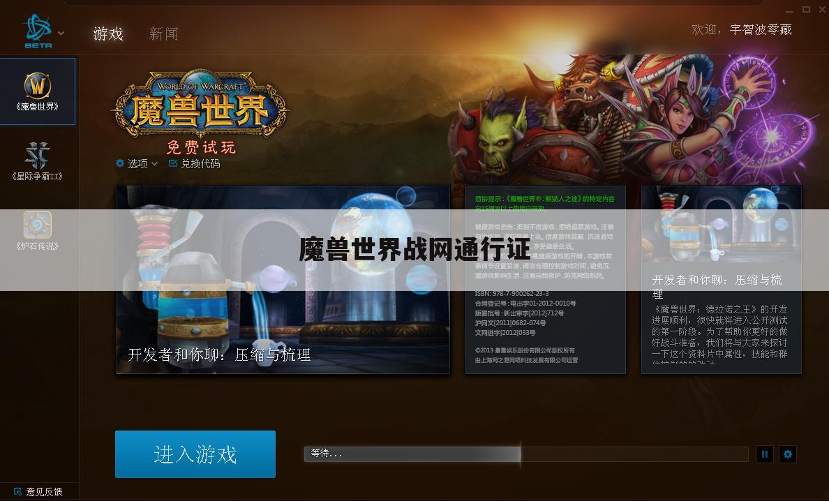 魔兽世界战网通行证