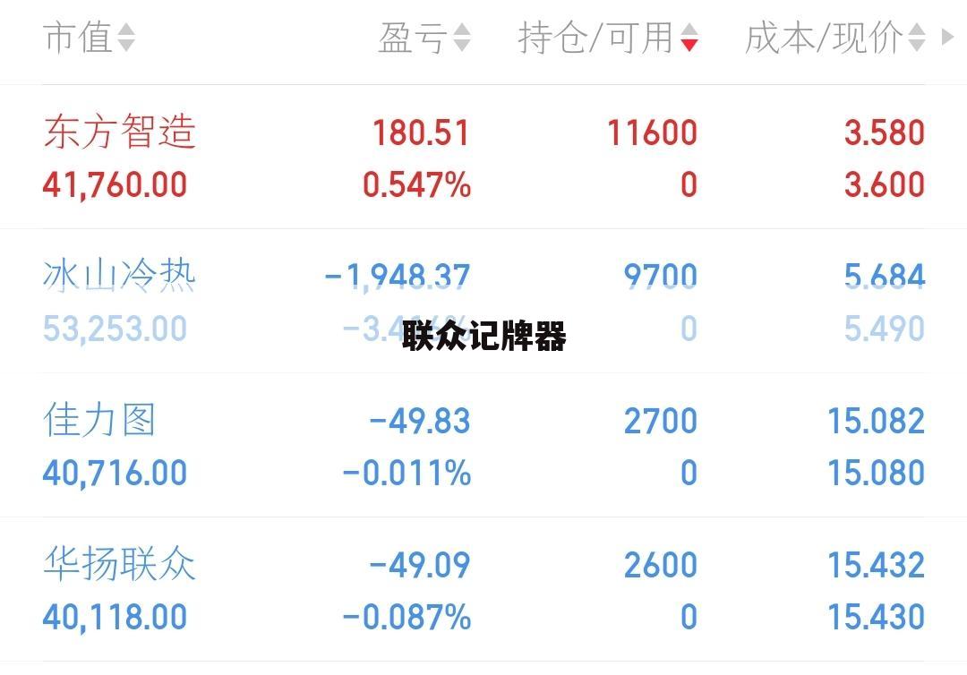 联众记牌器