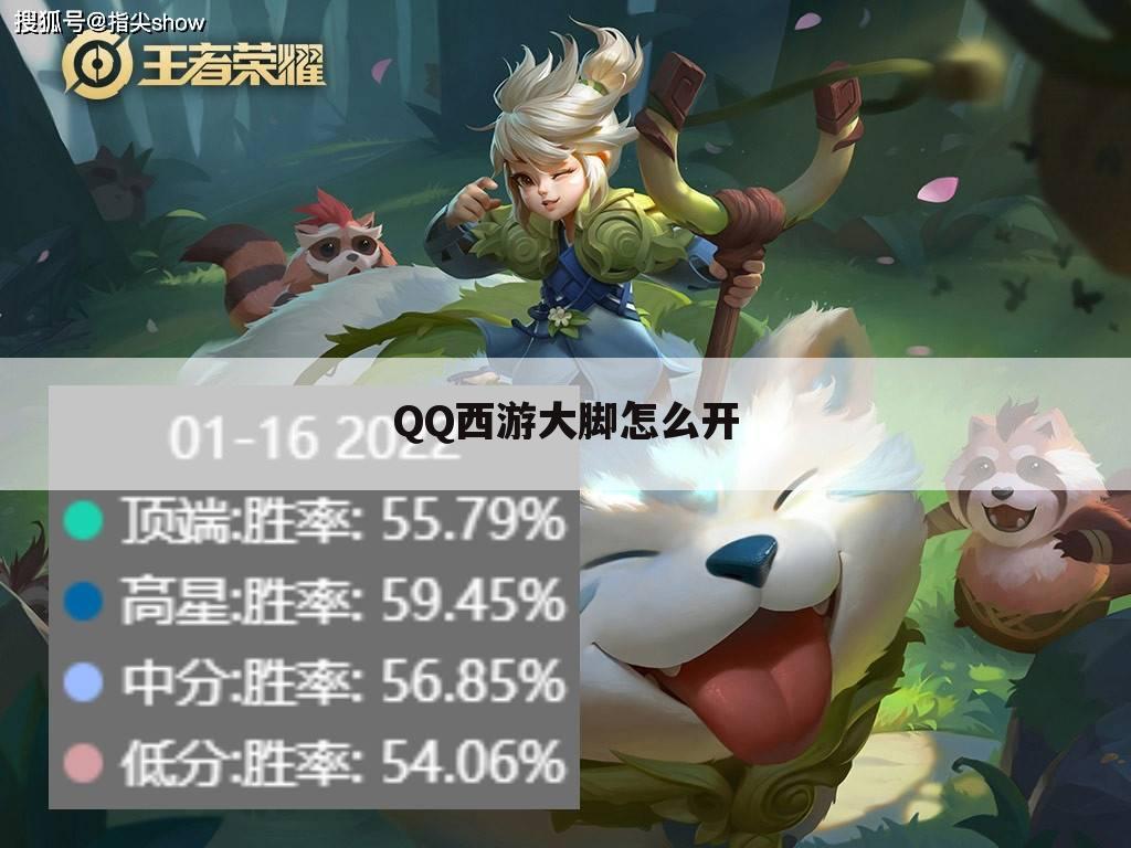 QQ西游大脚怎么开