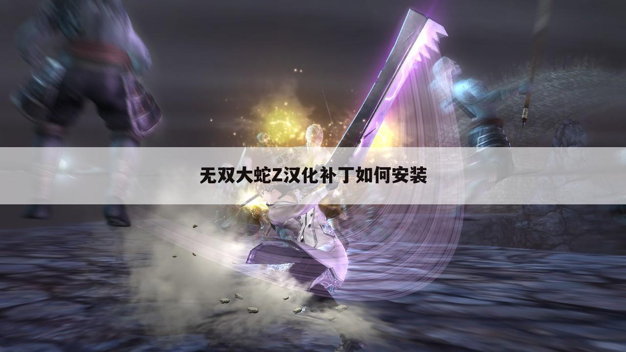 无双大蛇Z汉化补丁如何安装