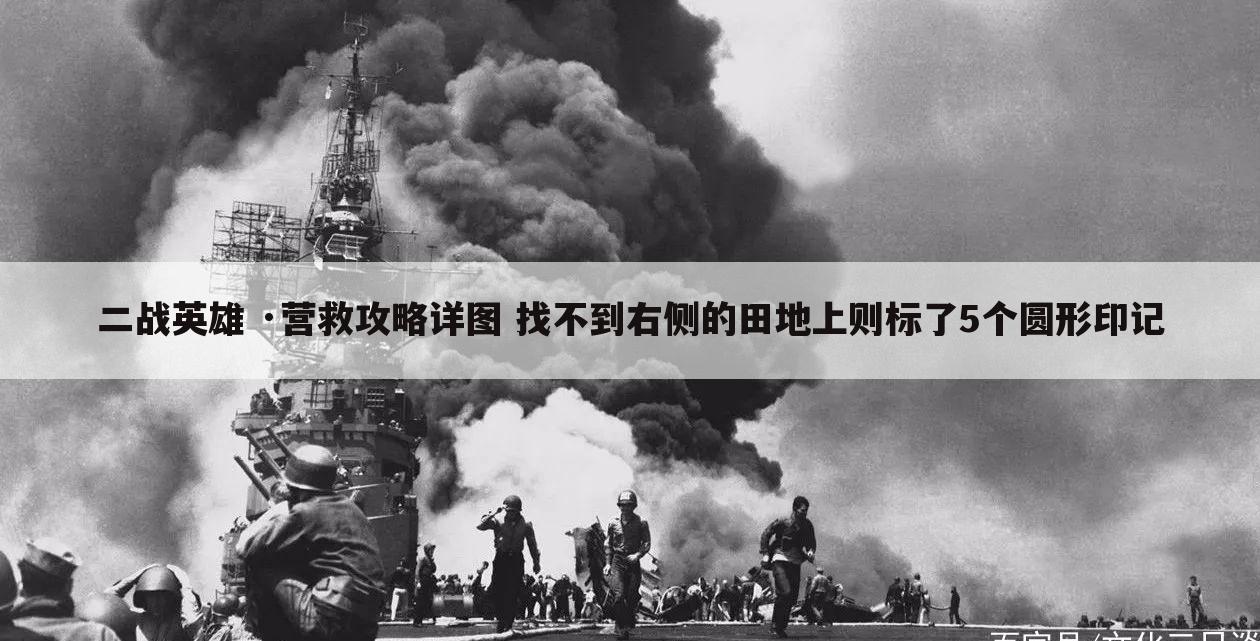 二战英雄 ·营救攻略详图 找不到右侧的田地上则标了5个圆形印记