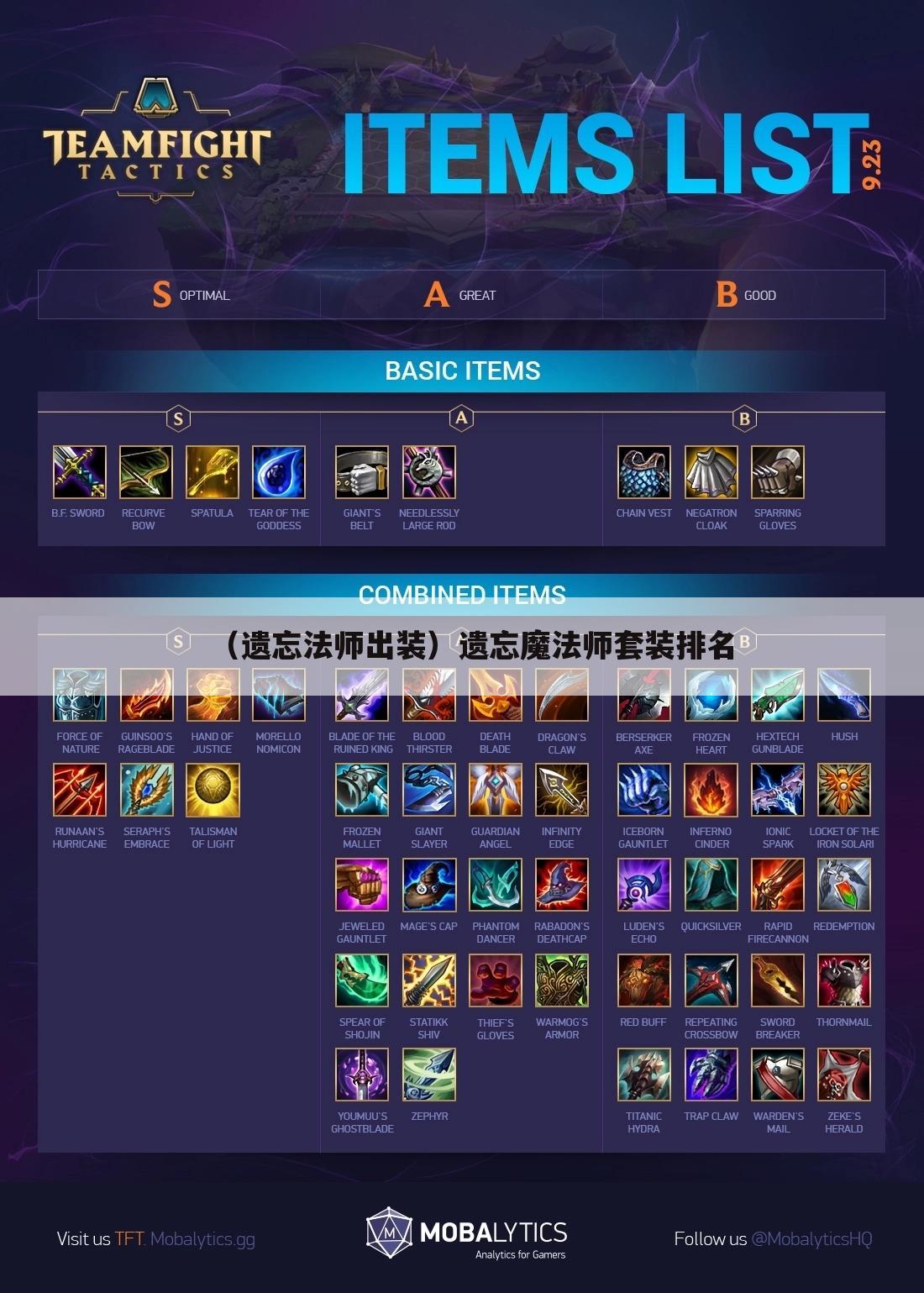 （遗忘法师出装）遗忘魔法师套装排名