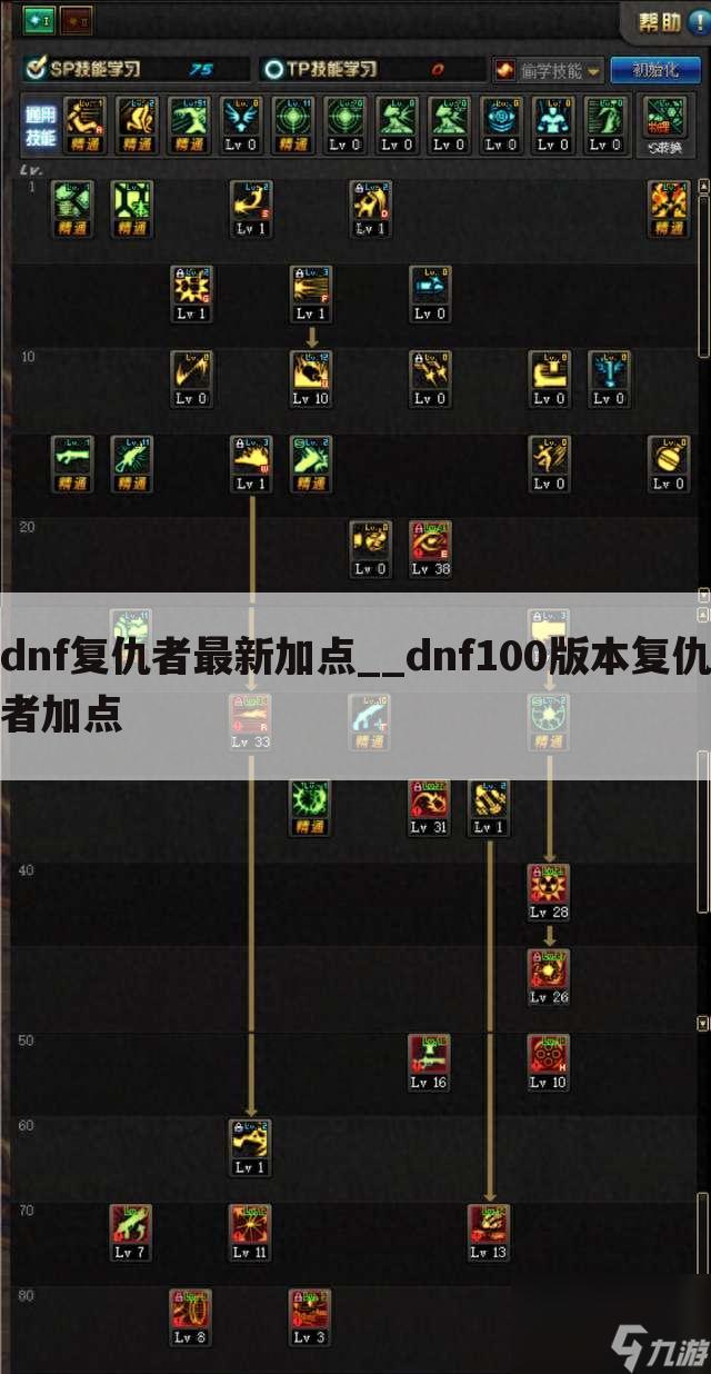 dnf复仇者最新加点__dnf100版本复仇者加点