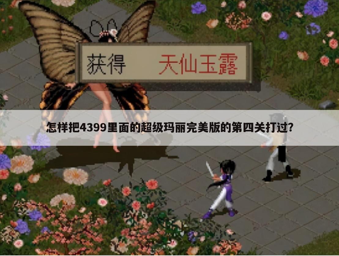 怎样把4399里面的超级玛丽完美版的第四关打过?