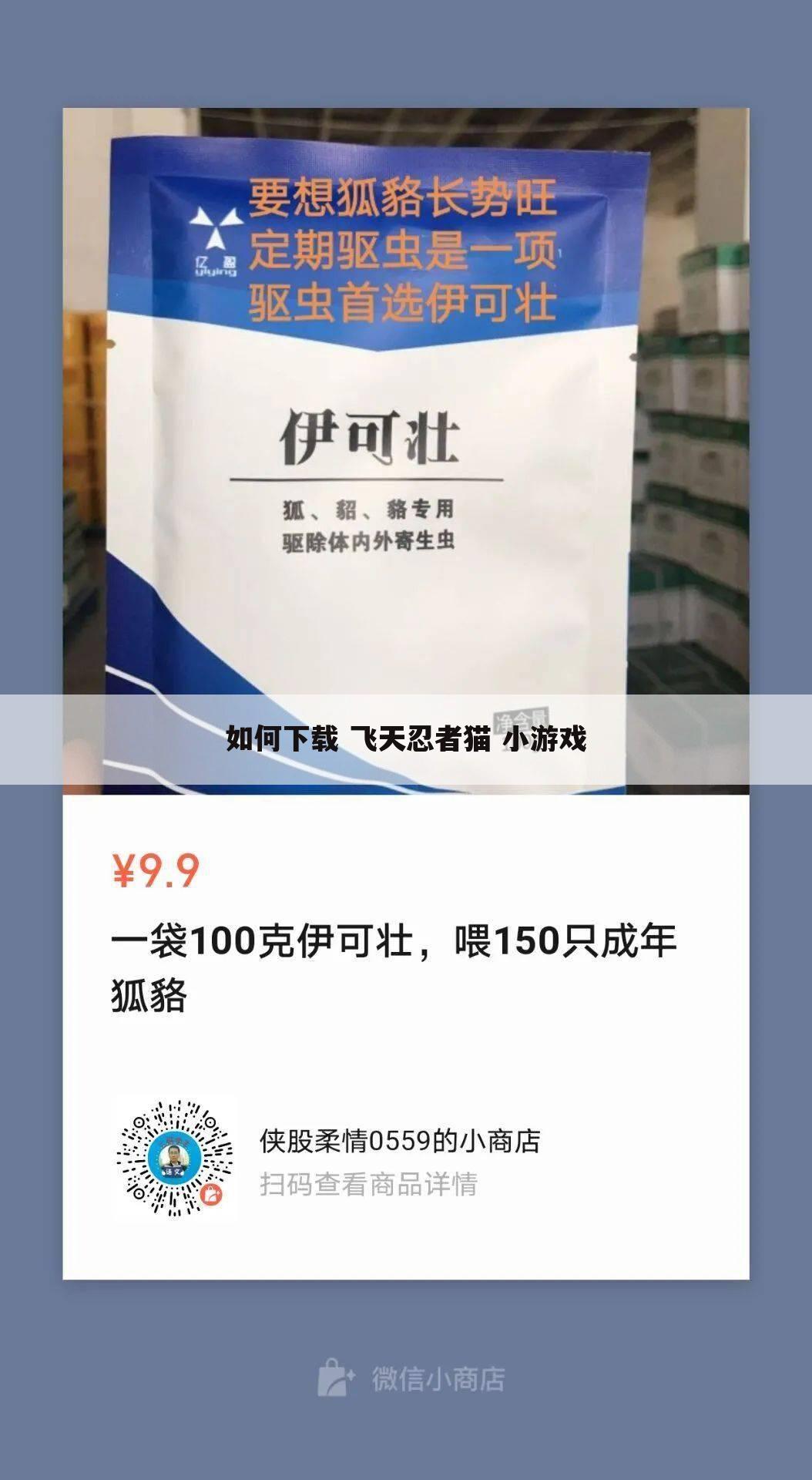如何下载 飞天忍者猫 小游戏