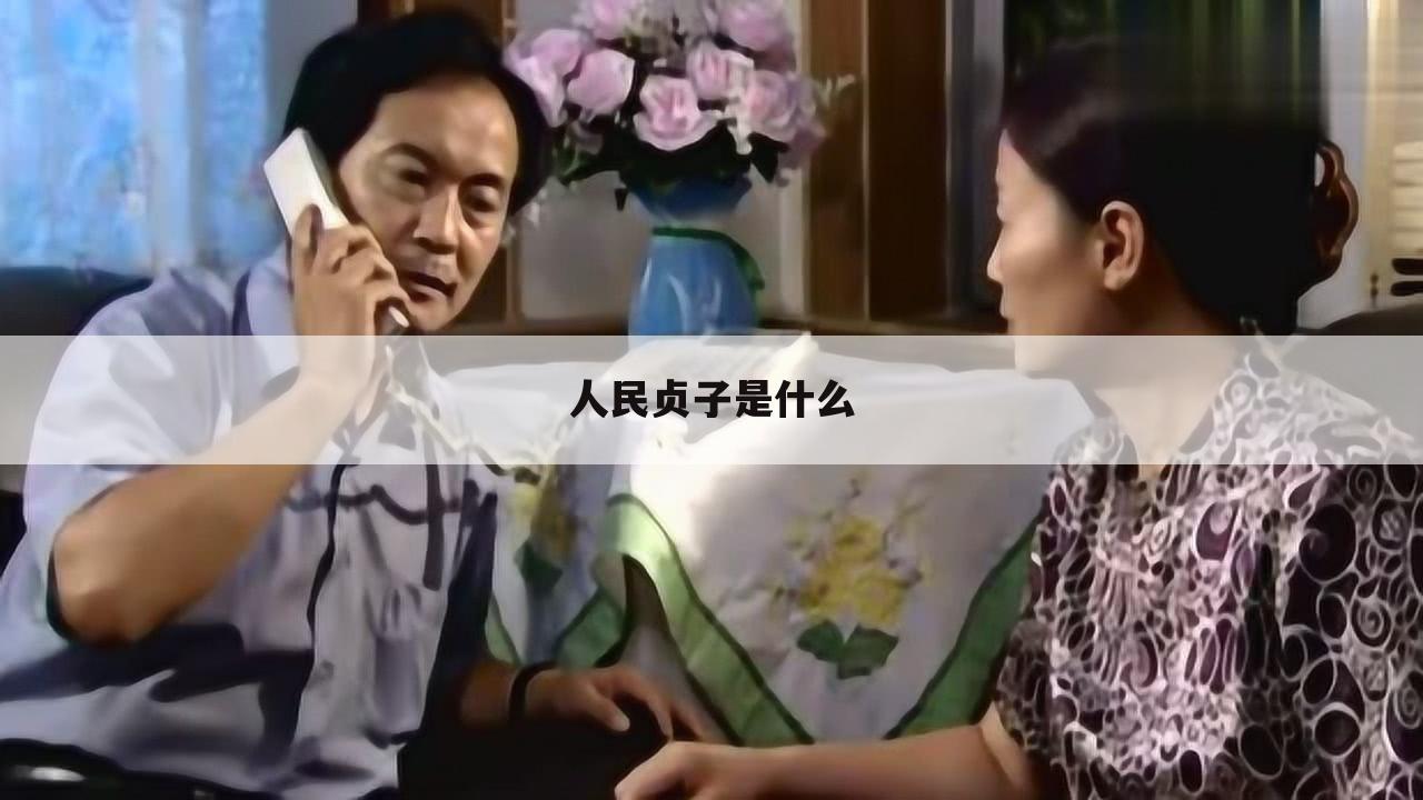 人民贞子是什么