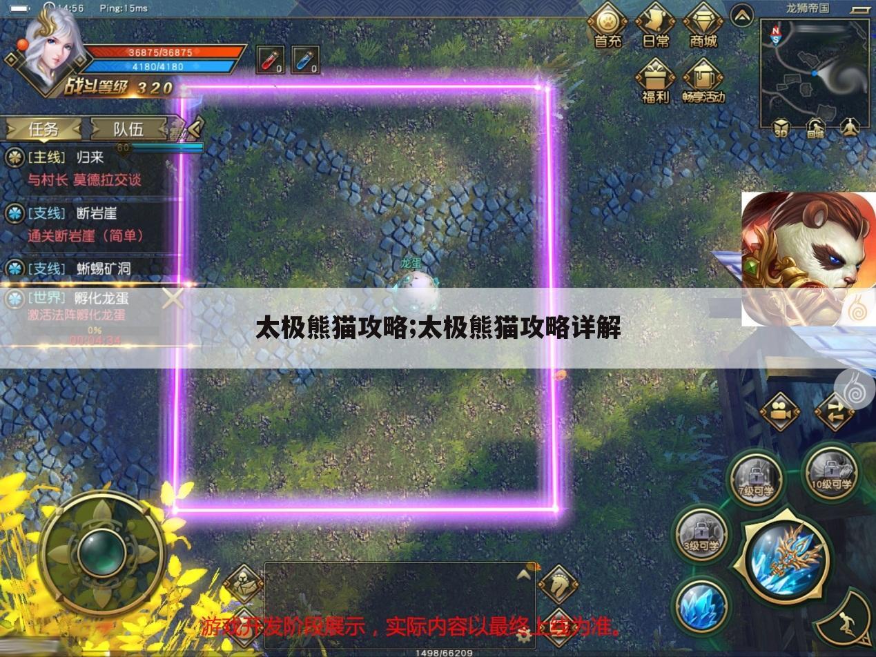 太极熊猫攻略;太极熊猫攻略详解