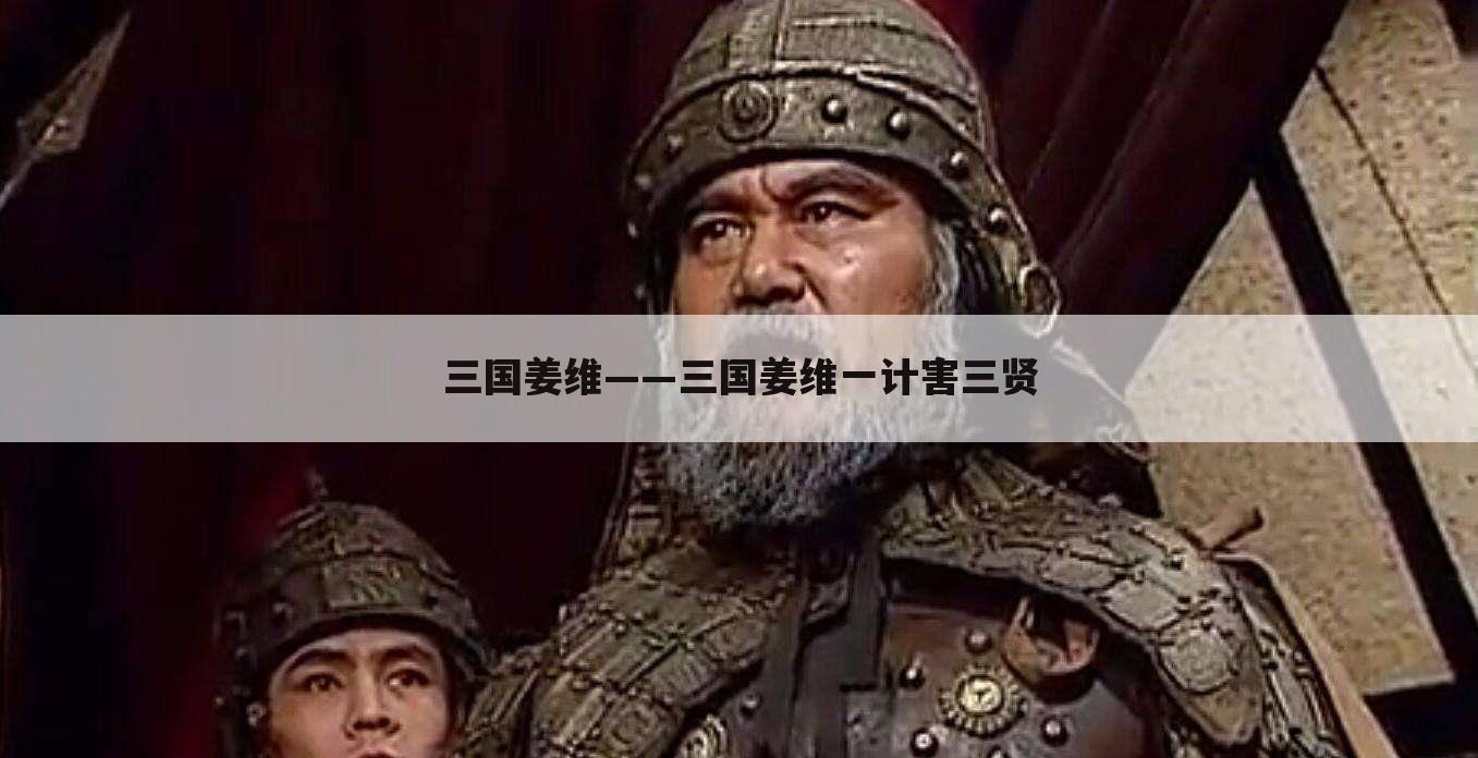三国姜维——三国姜维一计害三贤