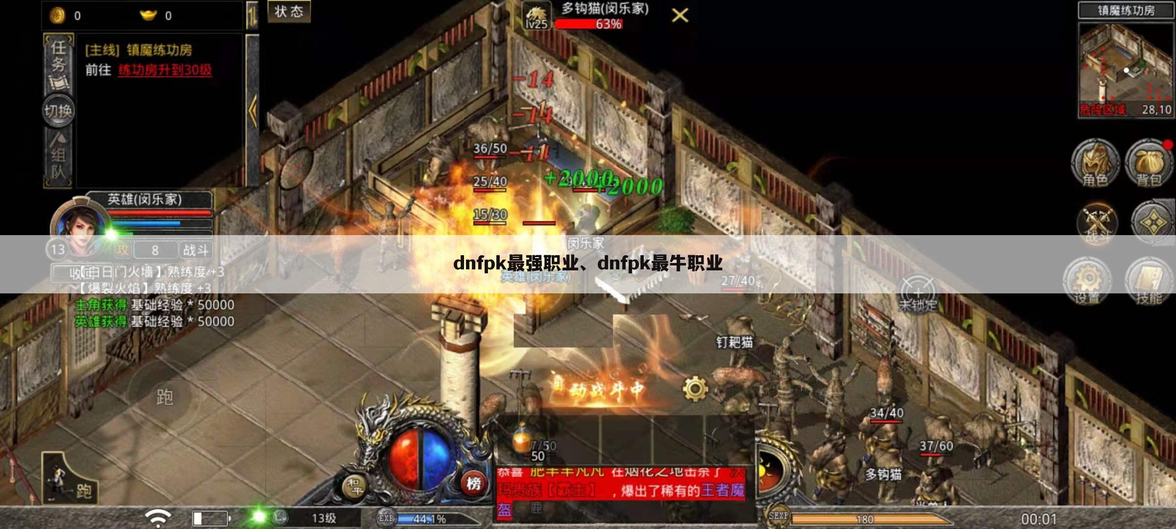 dnfpk最强职业、dnfpk最牛职业