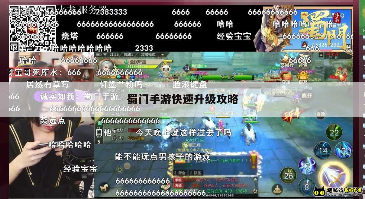 蜀门手游快速升级攻略