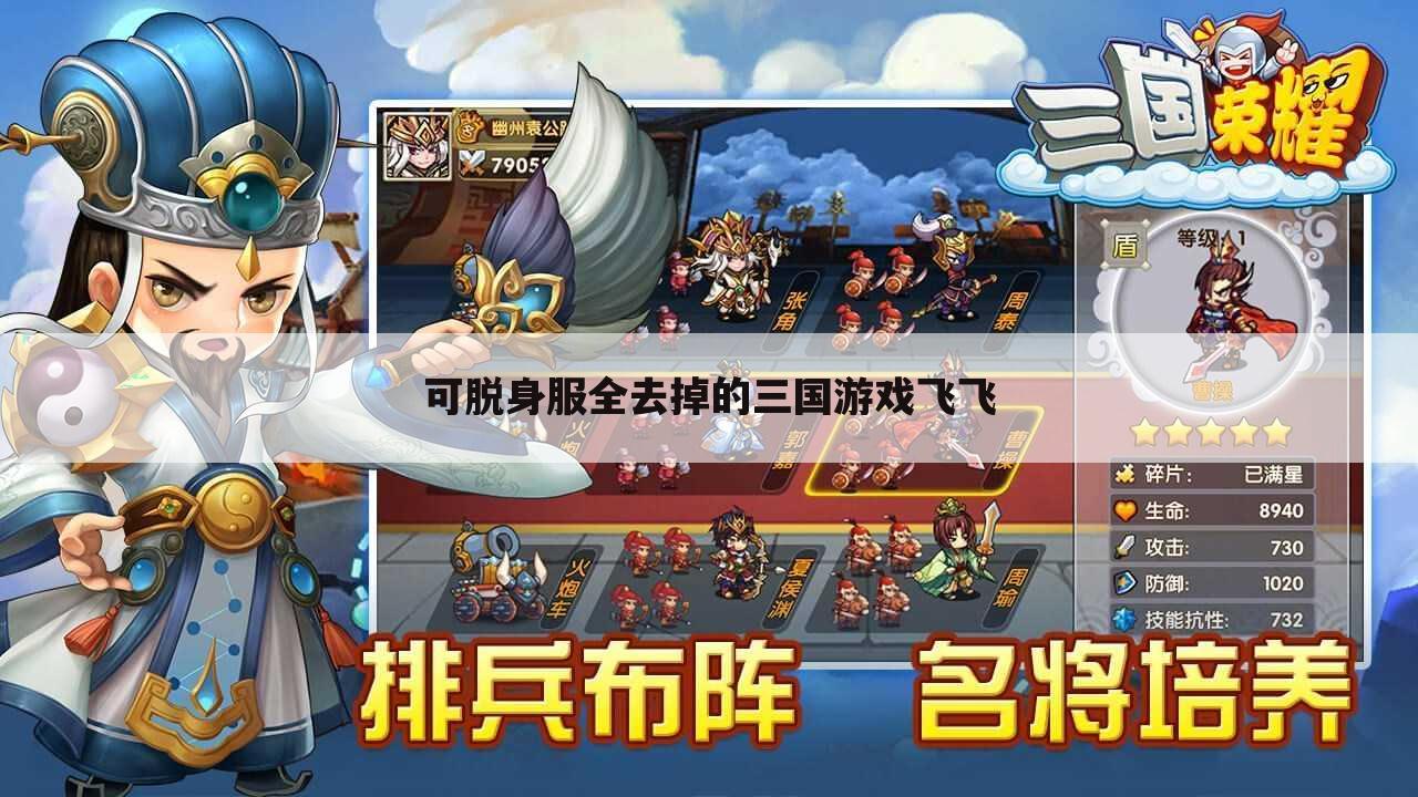 可脱身服全去掉的三国游戏飞飞
