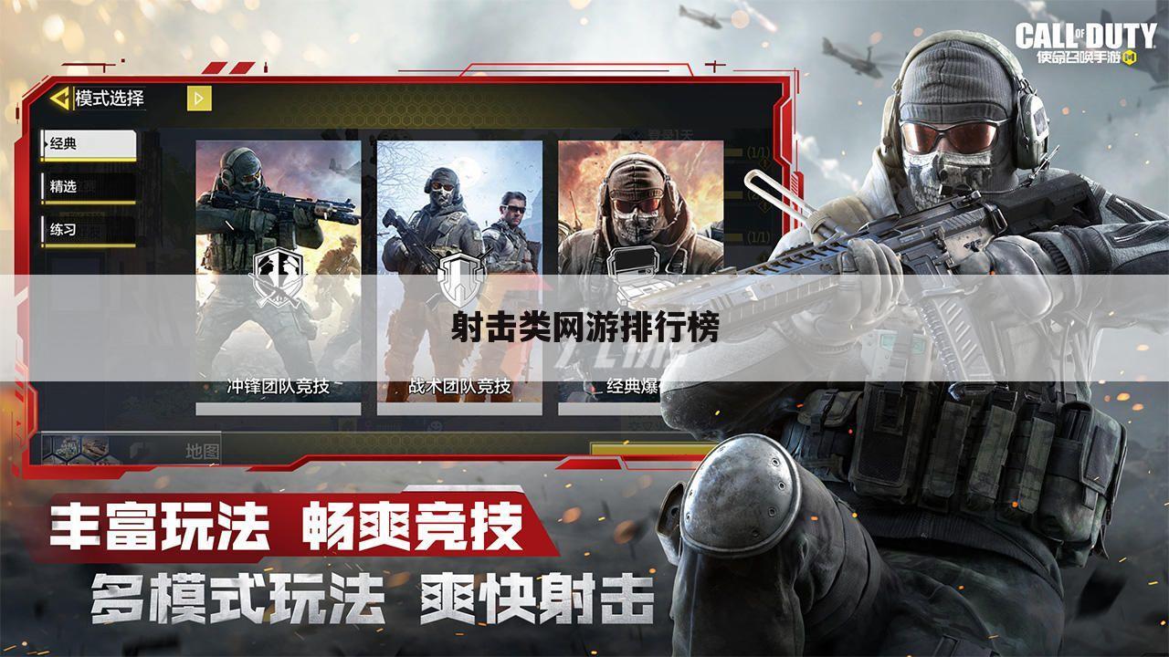 射击类网游排行榜