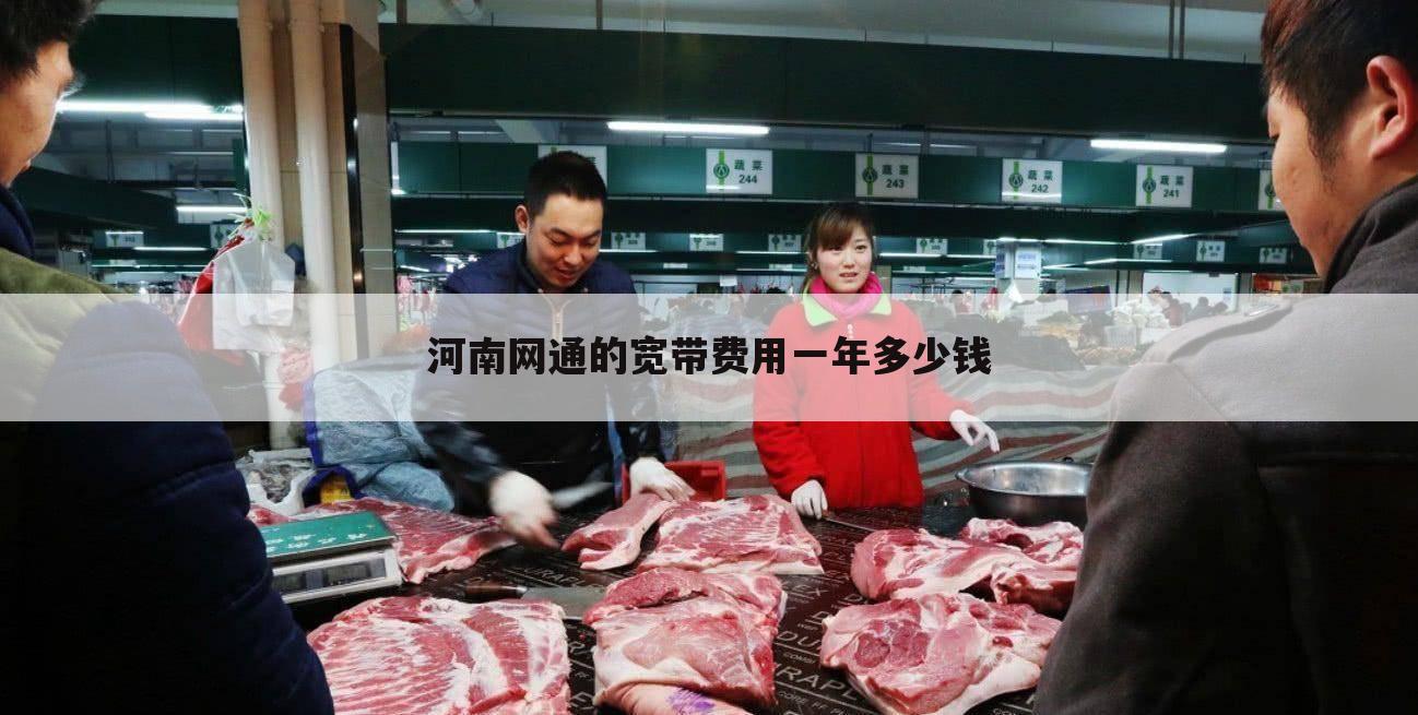 河南网通的宽带费用一年多少钱