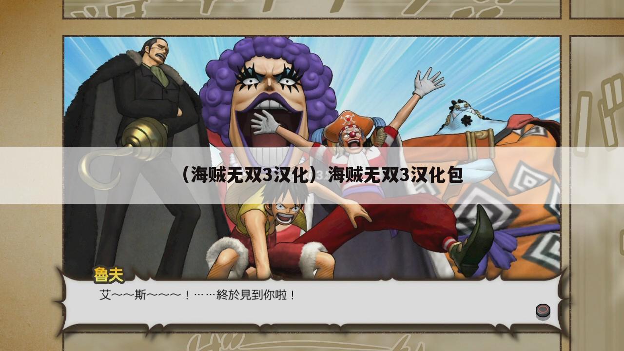 （海贼无双3汉化）海贼无双3汉化包