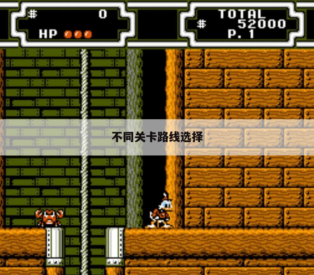 不同关卡路线选择