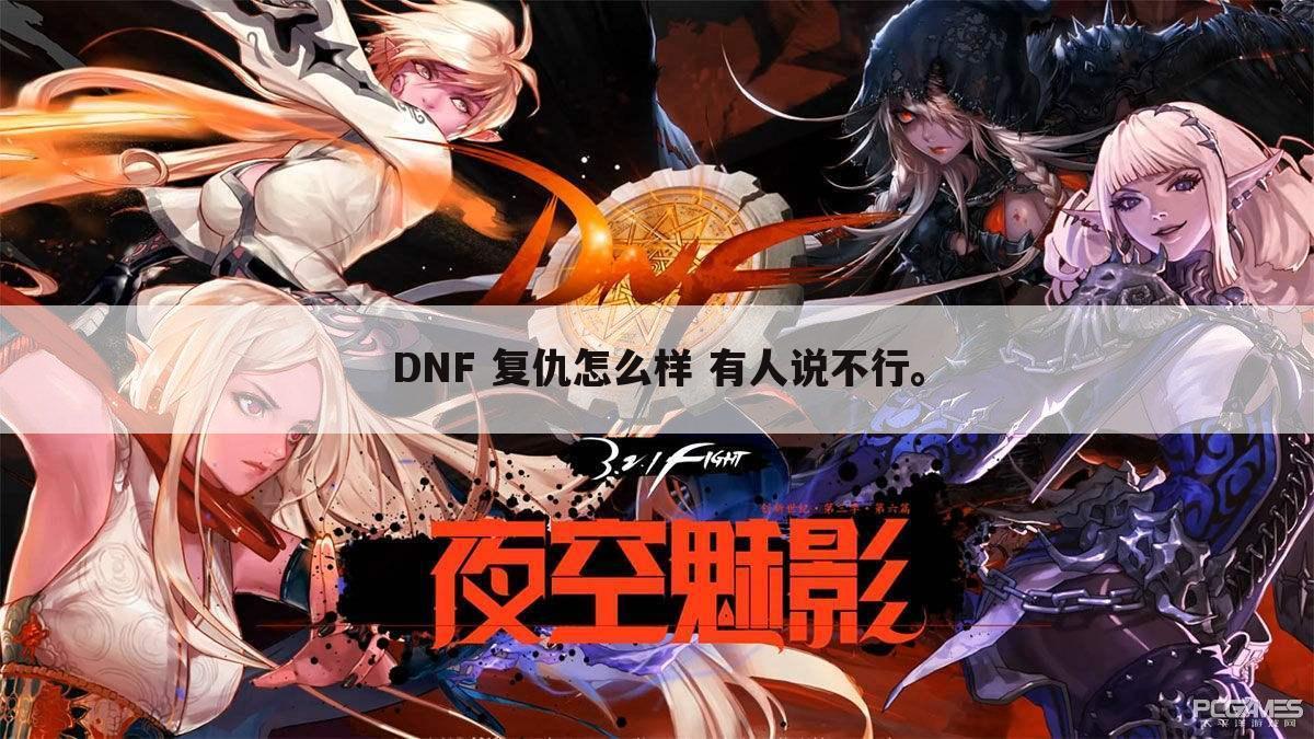 DNF 复仇怎么样 有人说不行。