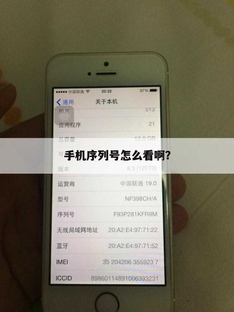 手机序列号怎么看啊?
