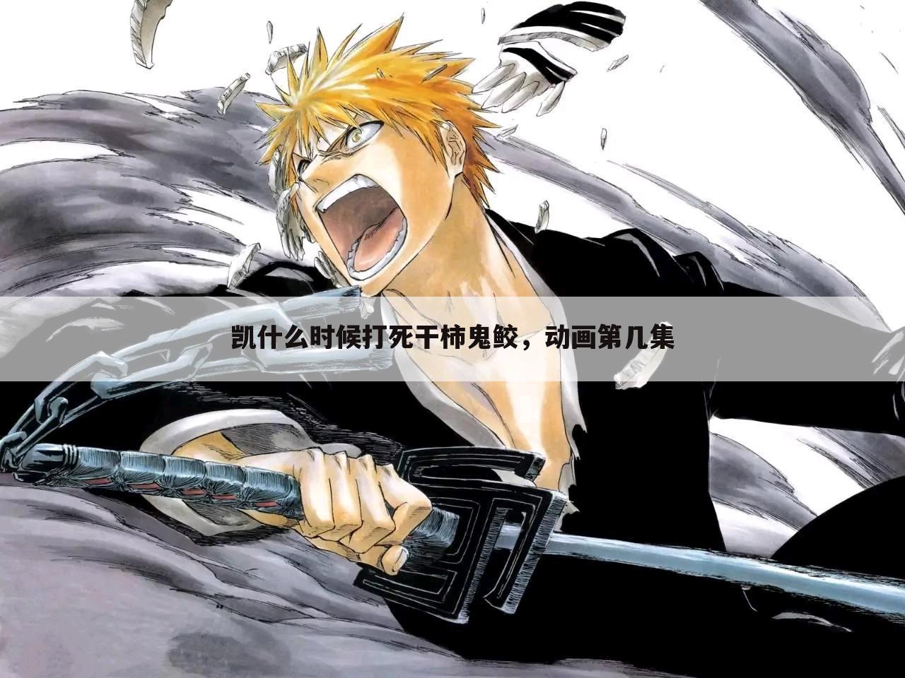 凯什么时候打死干柿鬼鲛,动画第几集