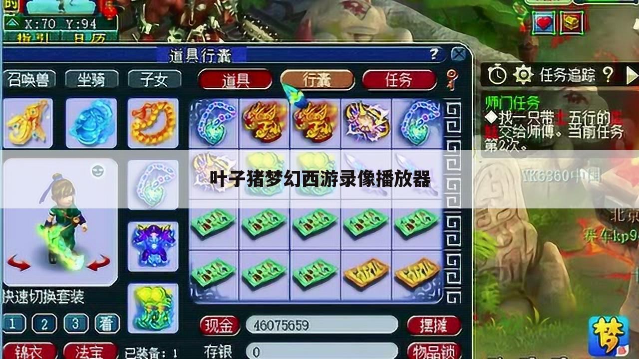 叶子猪梦幻西游录像播放器