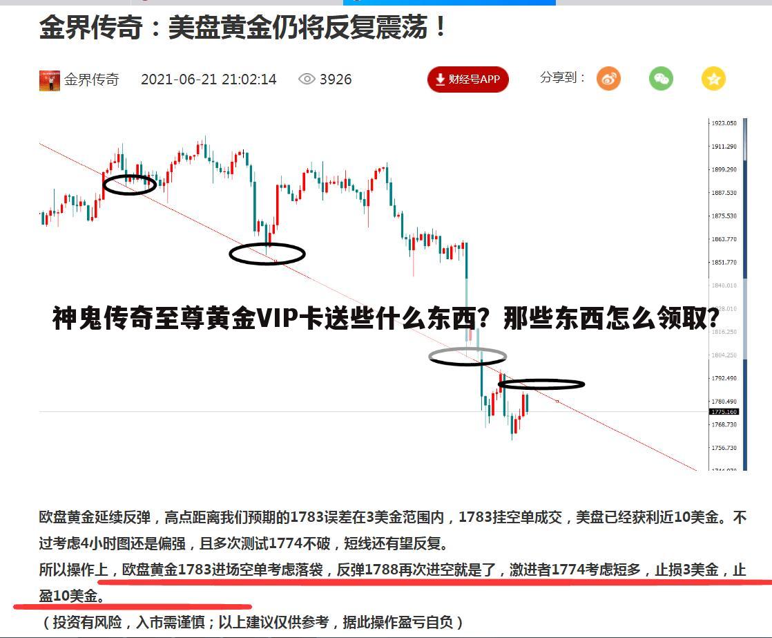 神鬼传奇至尊黄金VIP卡送些什么东西？那些东西怎么领取？
