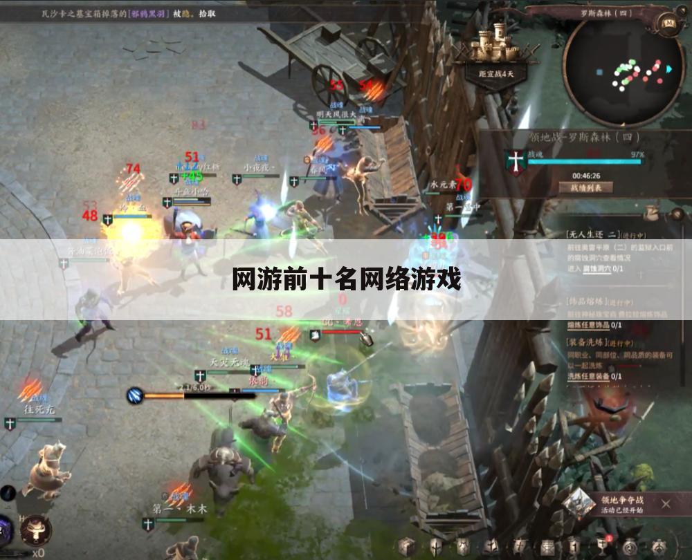 网游前十名网络游戏
