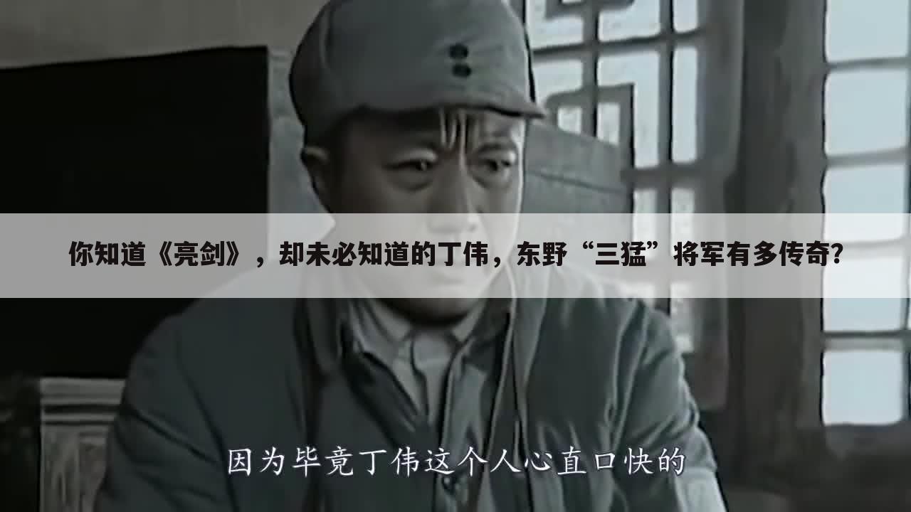 你知道《亮剑》,却未必知道的丁伟,东野“三猛”将军有多传奇?