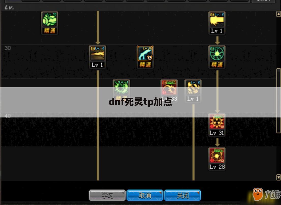 dnf死灵tp加点
