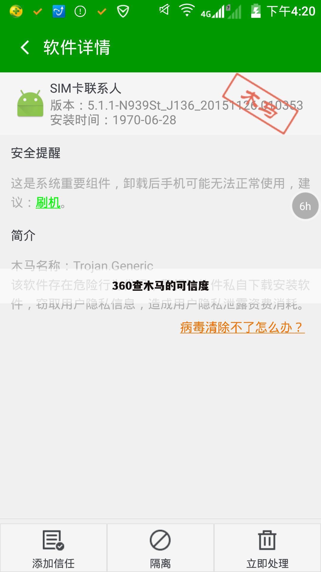 360查木马的可信度