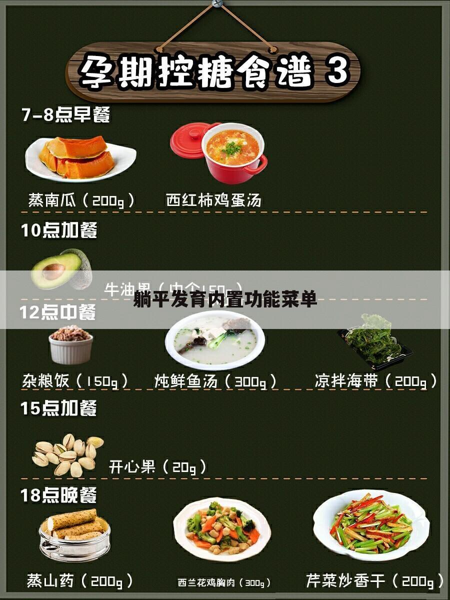 躺平发育内置功能菜单