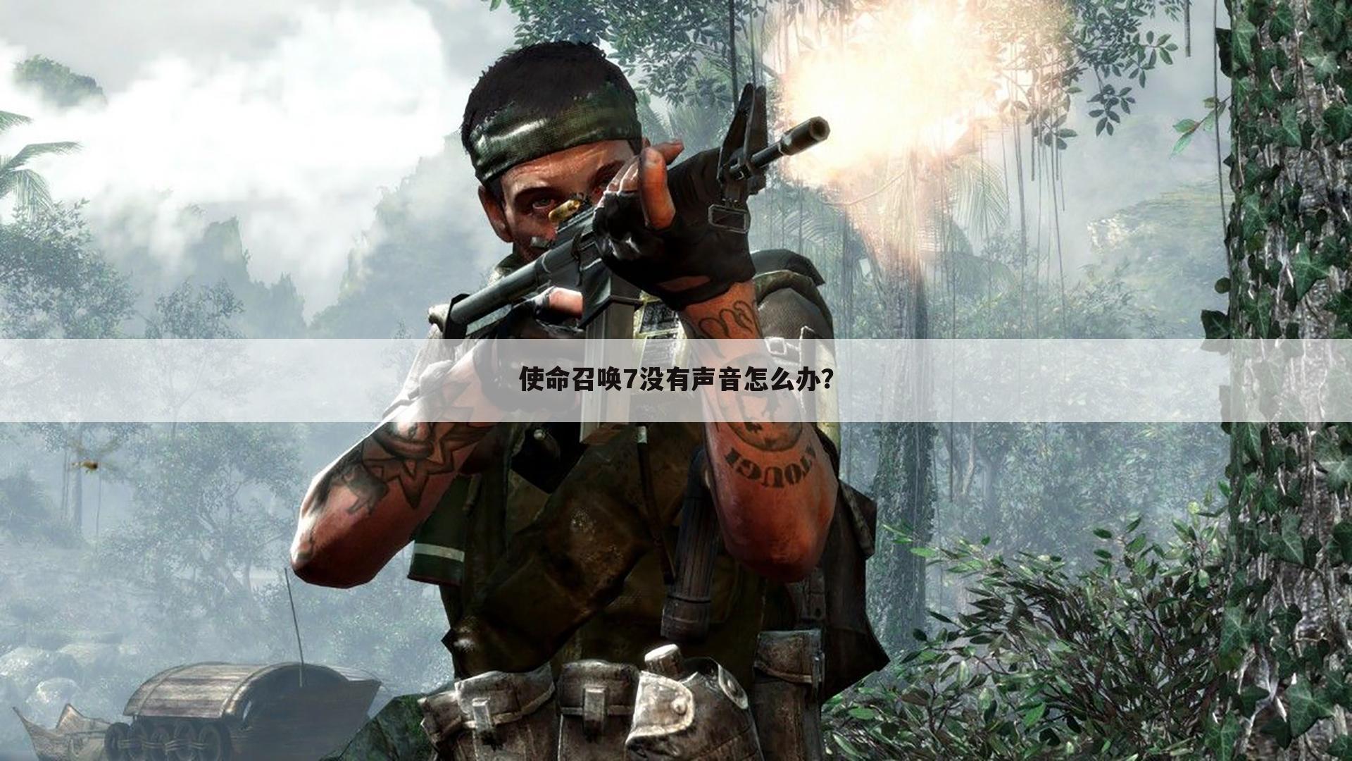 使命召唤7没有声音怎么办?