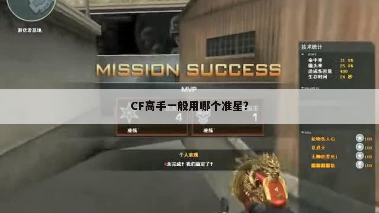 CF高手一般用哪个准星?