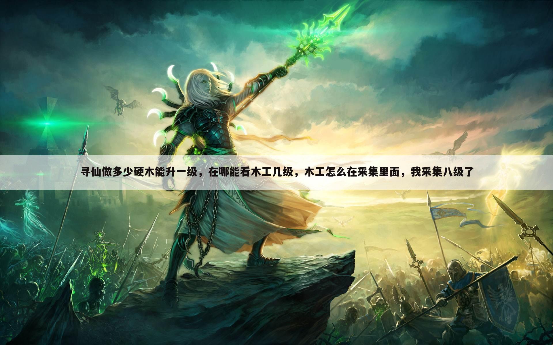 寻仙做多少硬木能升一级,在哪能看木工几级,木工怎么在采集里面,我采集八级了