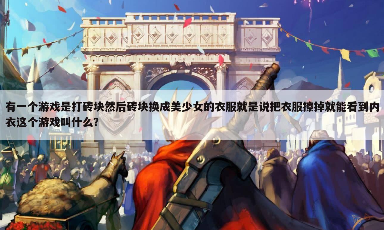 有一个游戏是打砖块然后砖块换成美少女的衣服就是说把衣服擦掉就能看到内衣这个游戏叫什么？