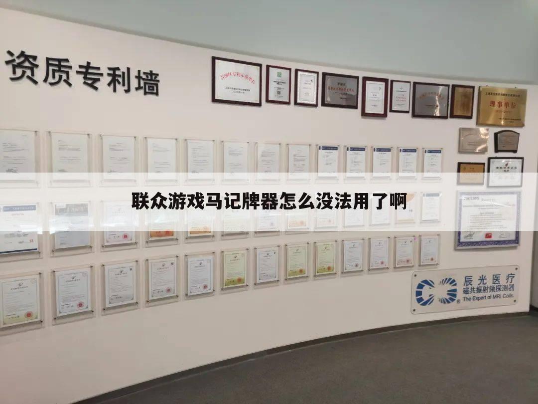 联众游戏马记牌器怎么没法用了啊