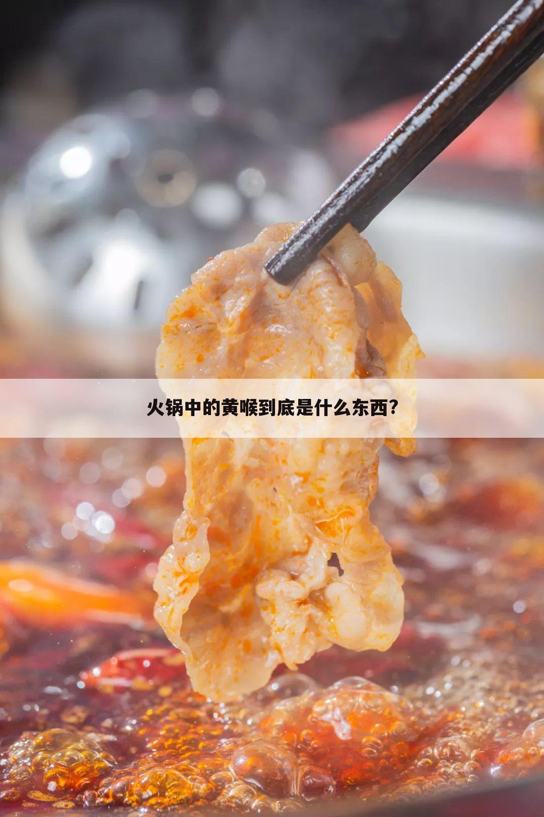 火锅中的黄喉到底是什么东西?