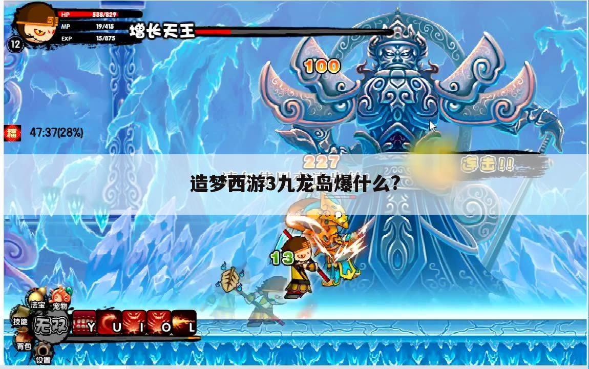 造梦西游3九龙岛爆什么?