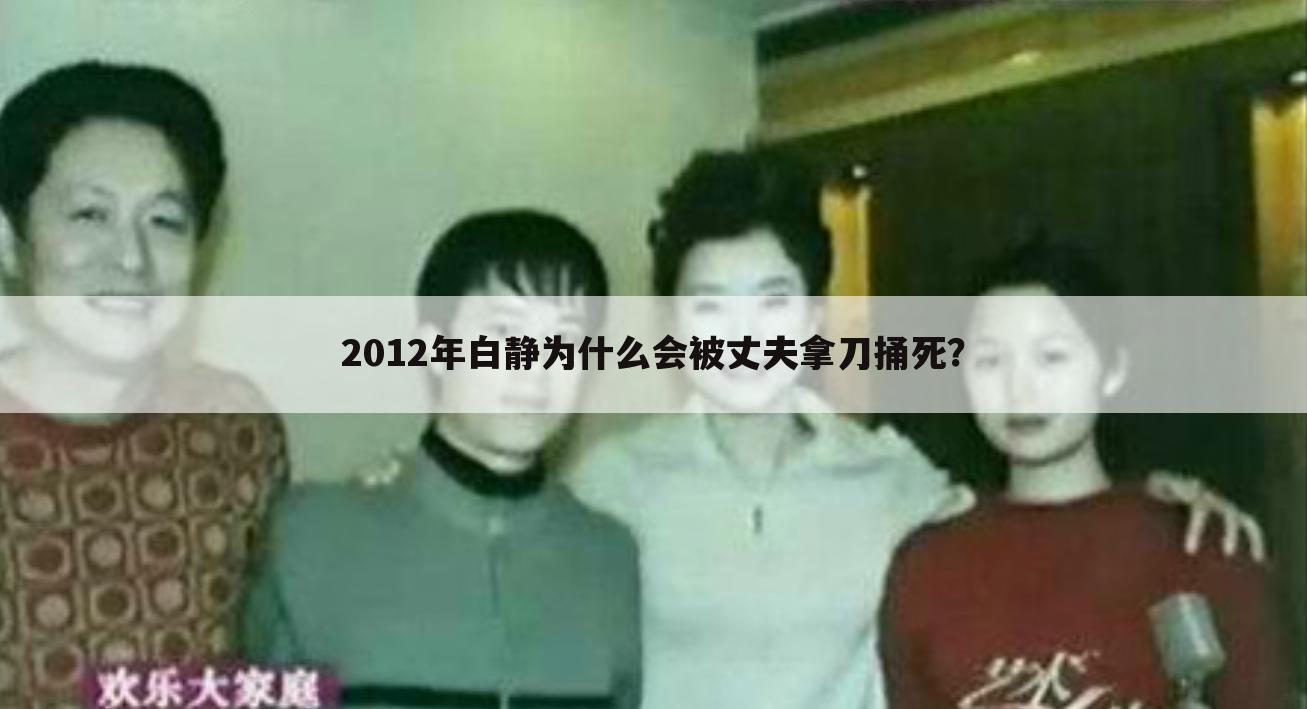 2012年白静为什么会被丈夫拿刀捅死?