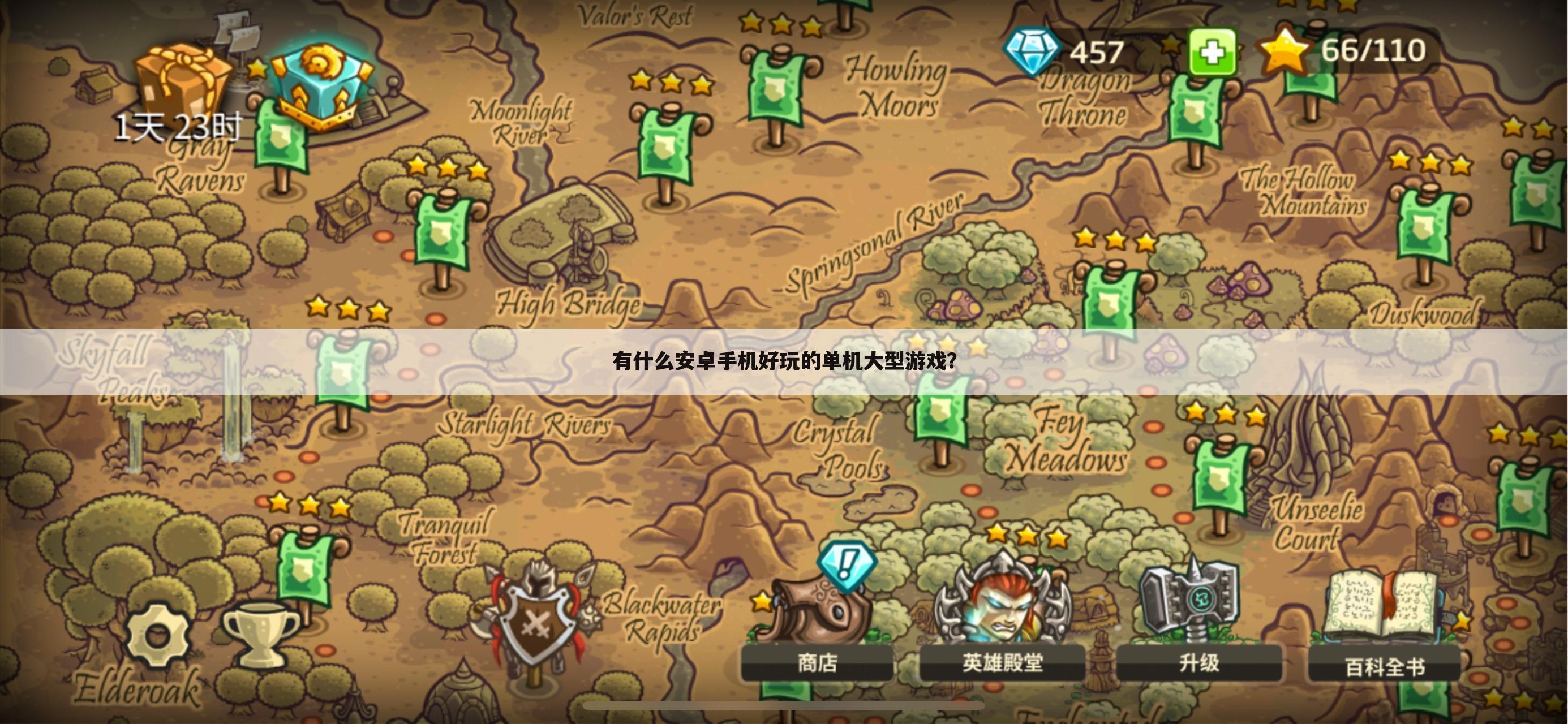 有什么安卓手机好玩的单机大型游戏?