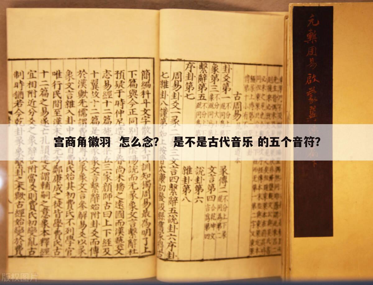 宫商角徽羽 怎么念? 是不是古代音乐 的五个音符?