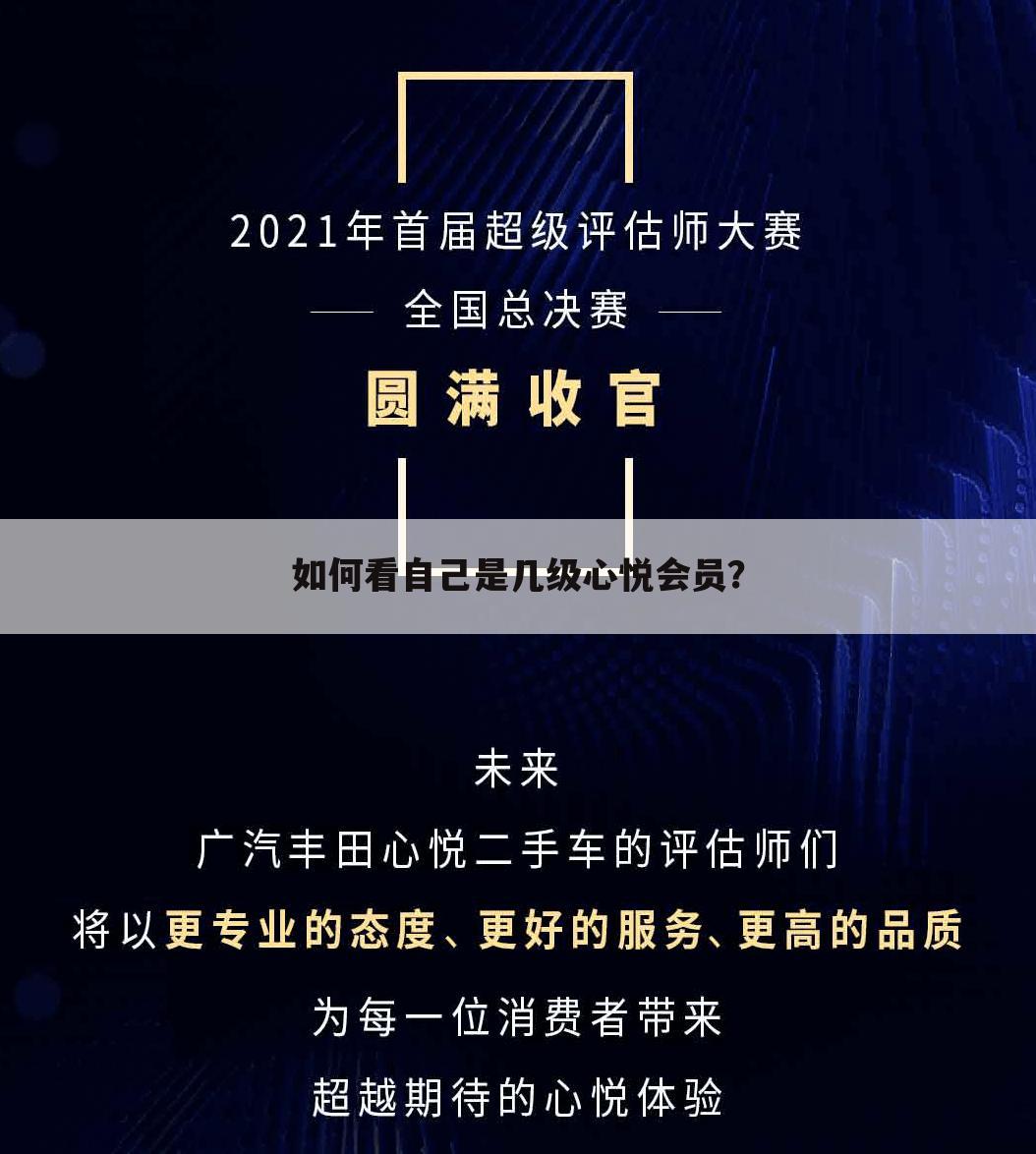 如何看自己是几级心悦会员?