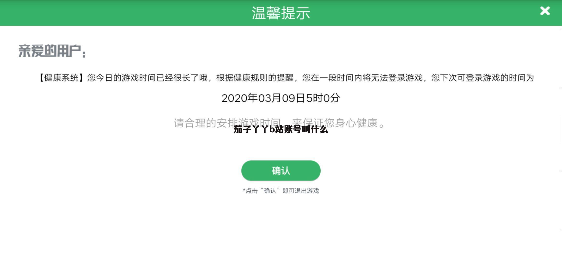 茄子丫丫b站账号叫什么