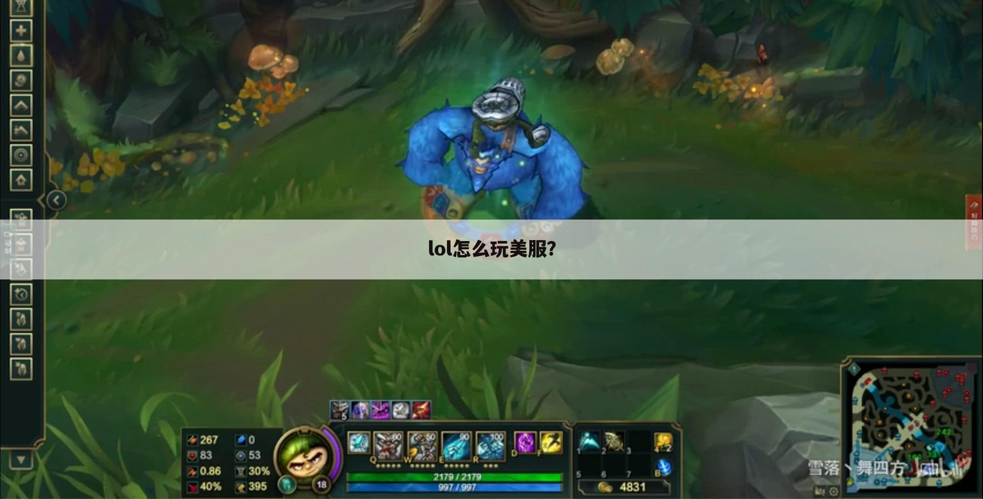 lol怎么玩美服?