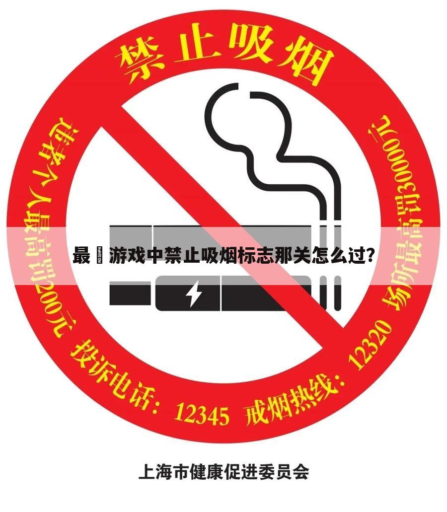 最囧游戏中禁止吸烟标志那关怎么过?