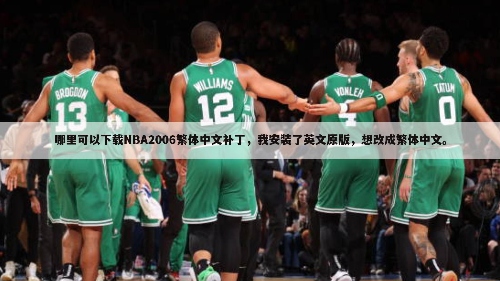 哪里可以下载NBA2006繁体中文补丁,我安装了英文原版,想改成繁体中文。