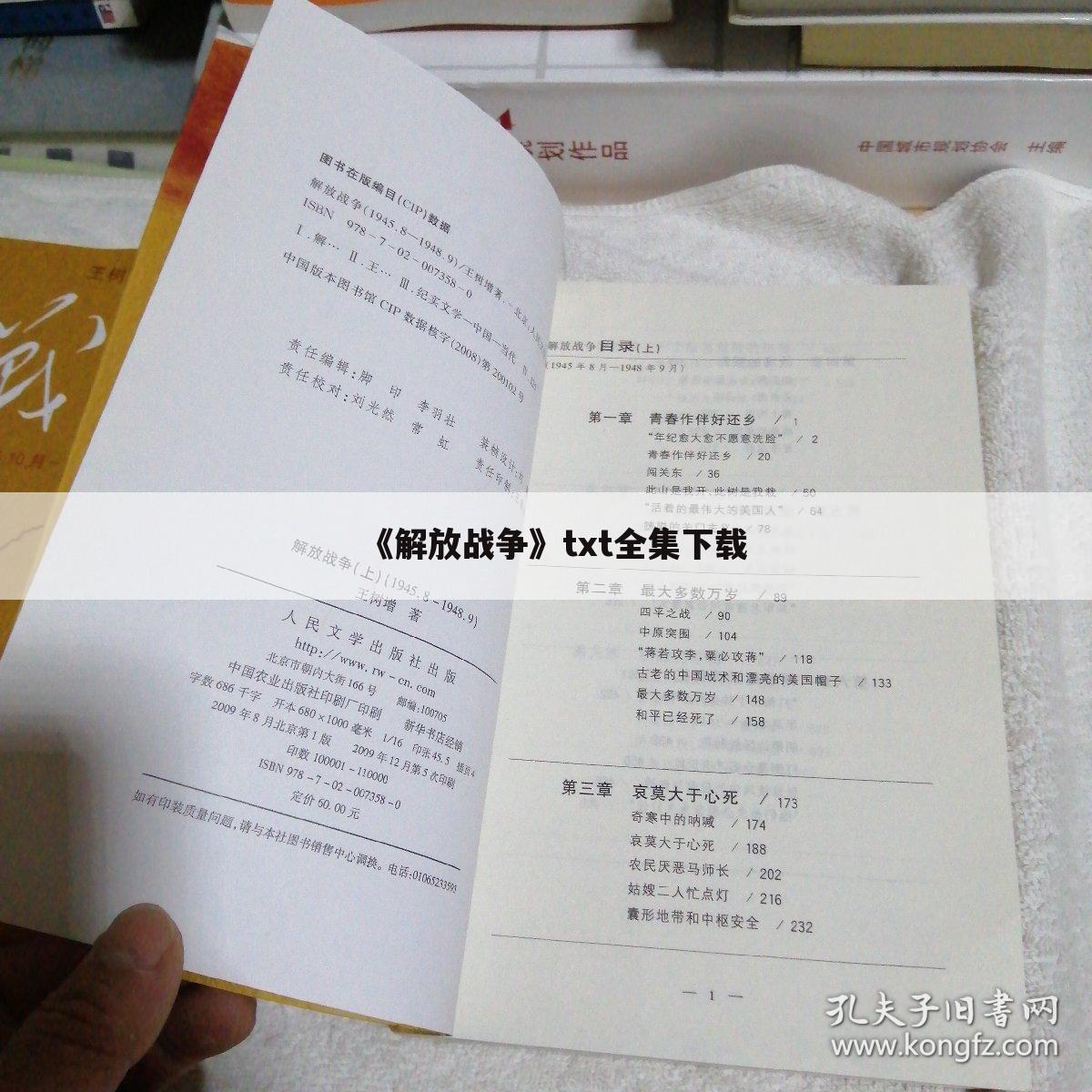 《解放战争》txt全集下载