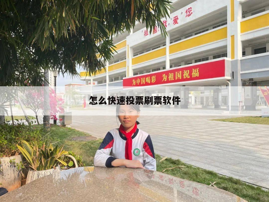 怎么快速投票刷票软件