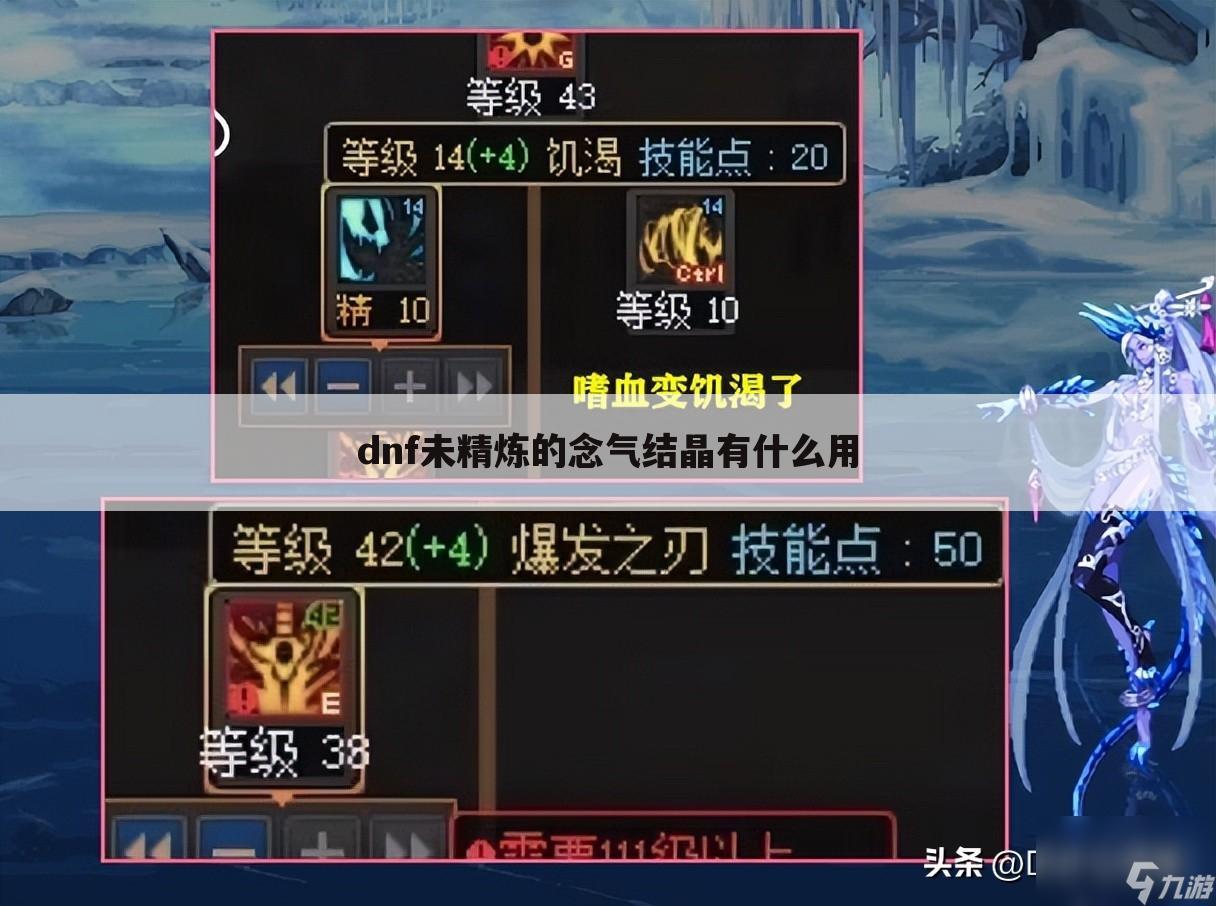 dnf未精炼的念气结晶有什么用